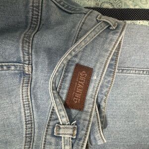 Shyanne Blue Flare Wide Leg Jeans Classic Denim